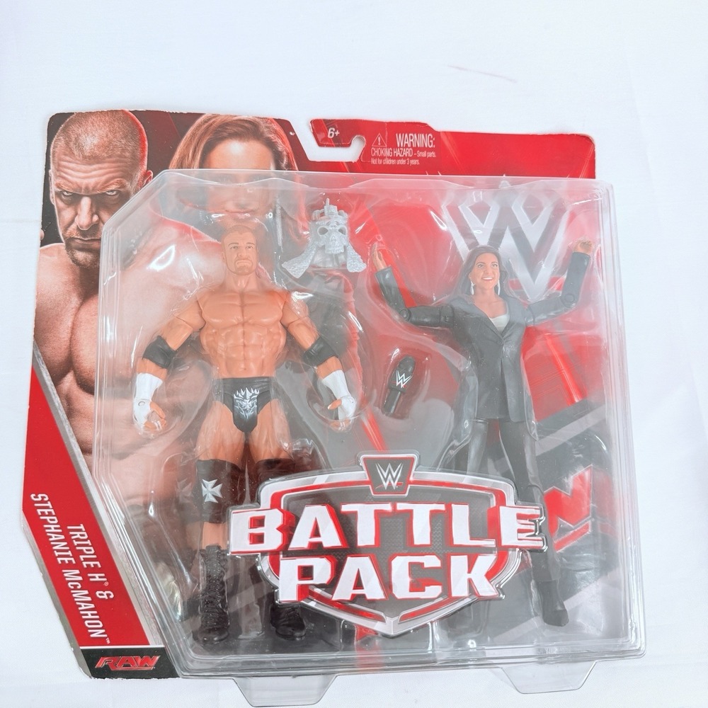WWE Triple H & Stephanie McMahon (The Authority)‎ Raw Battle Pack Action Figures